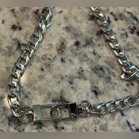 Silver color electro plated bag chain for purses - Picture 3 of 6